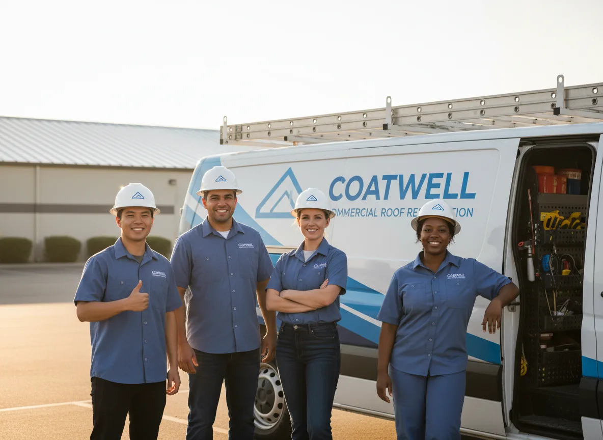 Commercial roof coating company in Hunker, PA